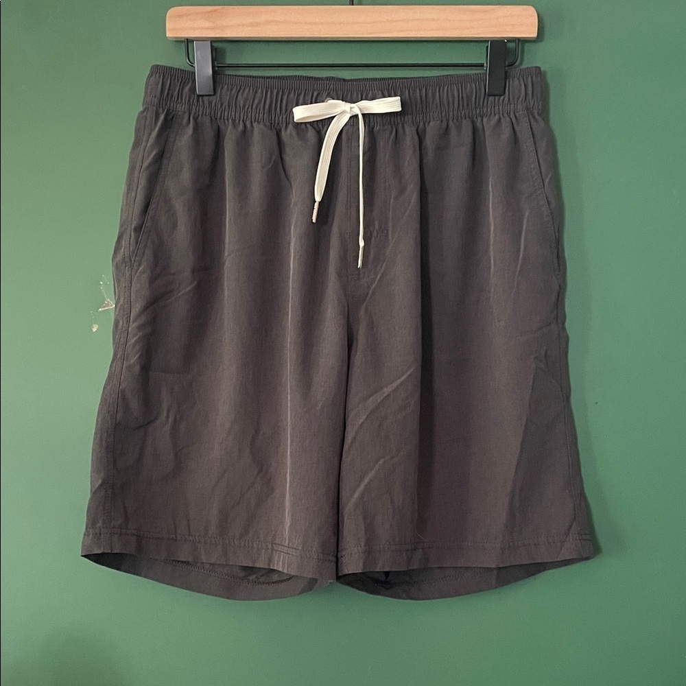 Fair Harbor Navy Mens L Lined Swim Trunks Sustainable Comfort Liner